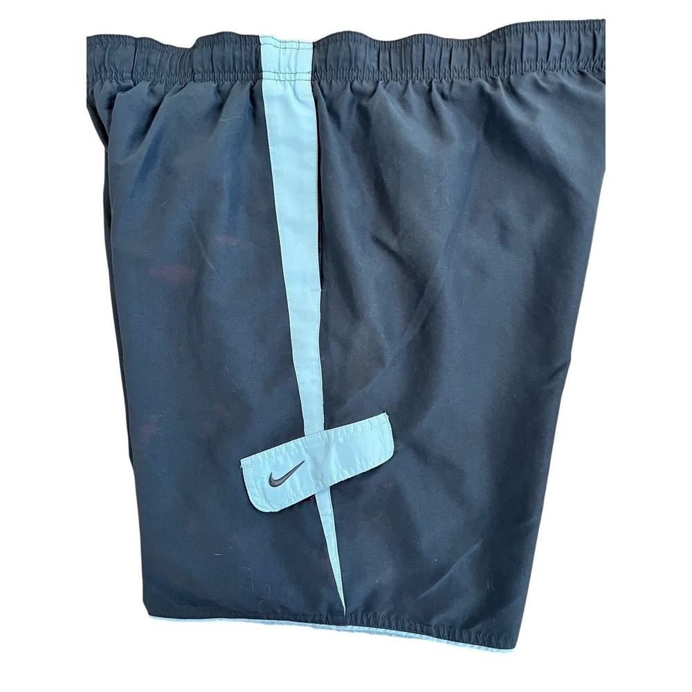 Nike Swim Trunks Adult Large Slate Blue Board Shorts DriFit Lined Beach Vacation